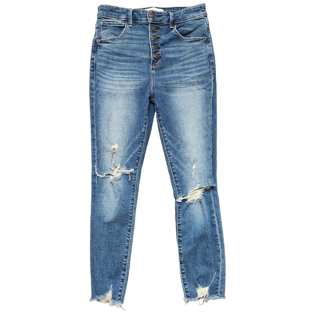 Abercrombie & Fitch The Super Skinny Ankle High Rise Jean Size 27/4S